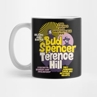 Nostalgic Tribute to Bud Spencer and Terence Hill - Iconic Duo Illustration Mug